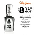thumbnail image 6 of Sally Hansen Miracle Gel Nail Polish Lacquer, Shiny Top Coat, 0.5 fl oz, 6 of 8