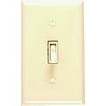 thumbnail image 3 of ge light switch dimmer, single pole toggle dimmer, on/off dimmable wall switch, dimmable incandescent bulbs, ul listed, ivory, 52131, 3 of 3