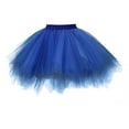 thumbnail image 1 of 2025 Women's Skirts Women's Weekend Skirts Woman Tutu Skirt Princess Ruffle Skirt Puffy Irregular Color Skirt Cow Print Skirt Skirt Support Rock Sheer Skirt, 1 of 2