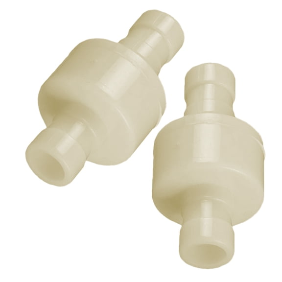 AURARMLET 2Pcs Dishwasher Drain Check Valve Plastic White Adapter For Safe Water Dispenser Accessory Use