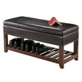thumbnail image 4 of Ergode Monza Storage Chest Bench, Espresso & Walnut, 4 of 4