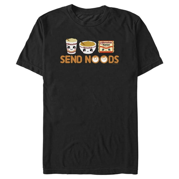 Men's Maruchan Ramen Trio Send Noods Graphic Tee Black X Large