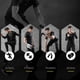 thumbnail image 3 of Hukapapa - Conjunto de camiseta y pantalones cortos deportivos activos para hombre para entrenamientos, baloncesto, fútbol, ejercicio, entrenamiento, correr (gris oscuro), L,, 3 of 5