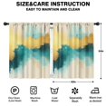 thumbnail image 2 of Blackout Kids Curtains,Teal Gold Marble Childrens Insulated Curtains Set Of 2,Bedroom Essentials,Toddler Room Decor 42x54in(106x137cm), 2 of 4