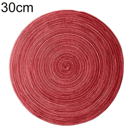 

Flm Round Heat Insulation Table Mug Mat Pad Placemat Non-slip Coasters Home Decor