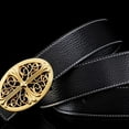 thumbnail image 4 of Extended Men's Belt, Large Size, Leather, Extra Long, Extended Belt, Extra Large, 4 of 5
