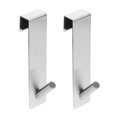 thumbnail image 4 of 2 piezas duraderas ganchos de toalla perchas de la puerta de cristal sobre la capa de la puerta colgando ganchos, 4 of 7