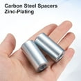 thumbnail image 4 of 25 Packs Galvanized Steel Spacer 3/8" Bore x 3/4" OD x 1-1/2" Length, 4 of 6