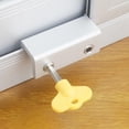 thumbnail image 5 of Cerradura de ventana de puerta Restrictor Cerradura de marco de garaje ajustable para niños Mascotas Hogar (B), 5 of 5
