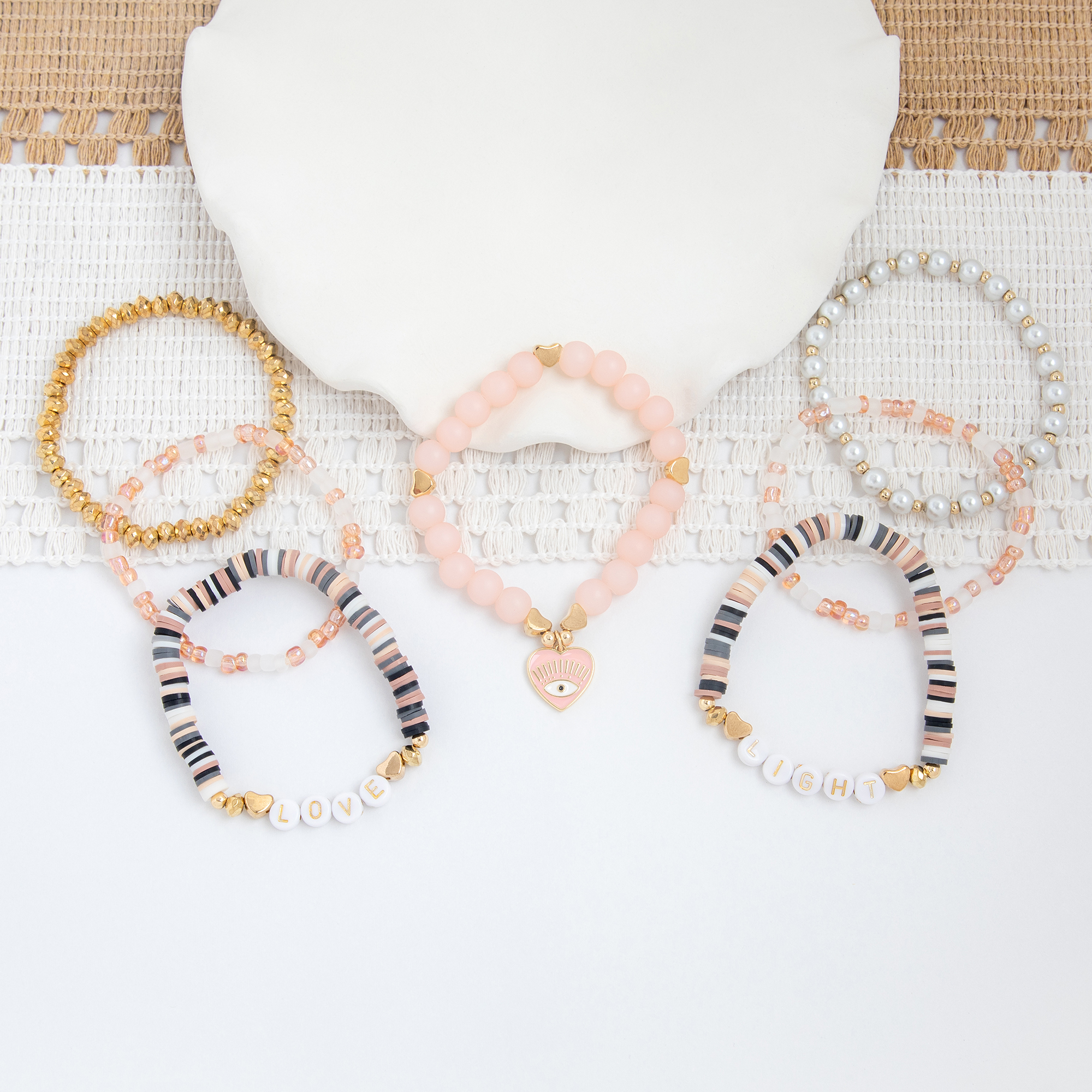 Cousin DIY Jewelry Kit for Making Bracelet & Necklace Stacks - 1,078 Pieces Craft Bundle