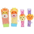 thumbnail image 2 of Calcetines suaves para bebés BuyWeek juguetes sonajeros para pies 0 a 2 años material saludable, 2 of 14