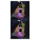 thumbnail image 2 of Kearding Sombrero con luces LED para vacaciones de Halloween, decoración para fiesta, sombrero colgante, sombrero de brillante, accesorio Type4 NO4, 2 of 6