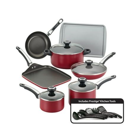 Farberware & Prestige 17 Piece Nonstick Cookware Set