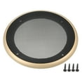 thumbnail image 1 of Unique Bargains 1 Set 5" Car Speaker Grills Cover Mesh Audio Subwoofer Protector with Mounting Screws Gold Tone Black, 1 of 8
