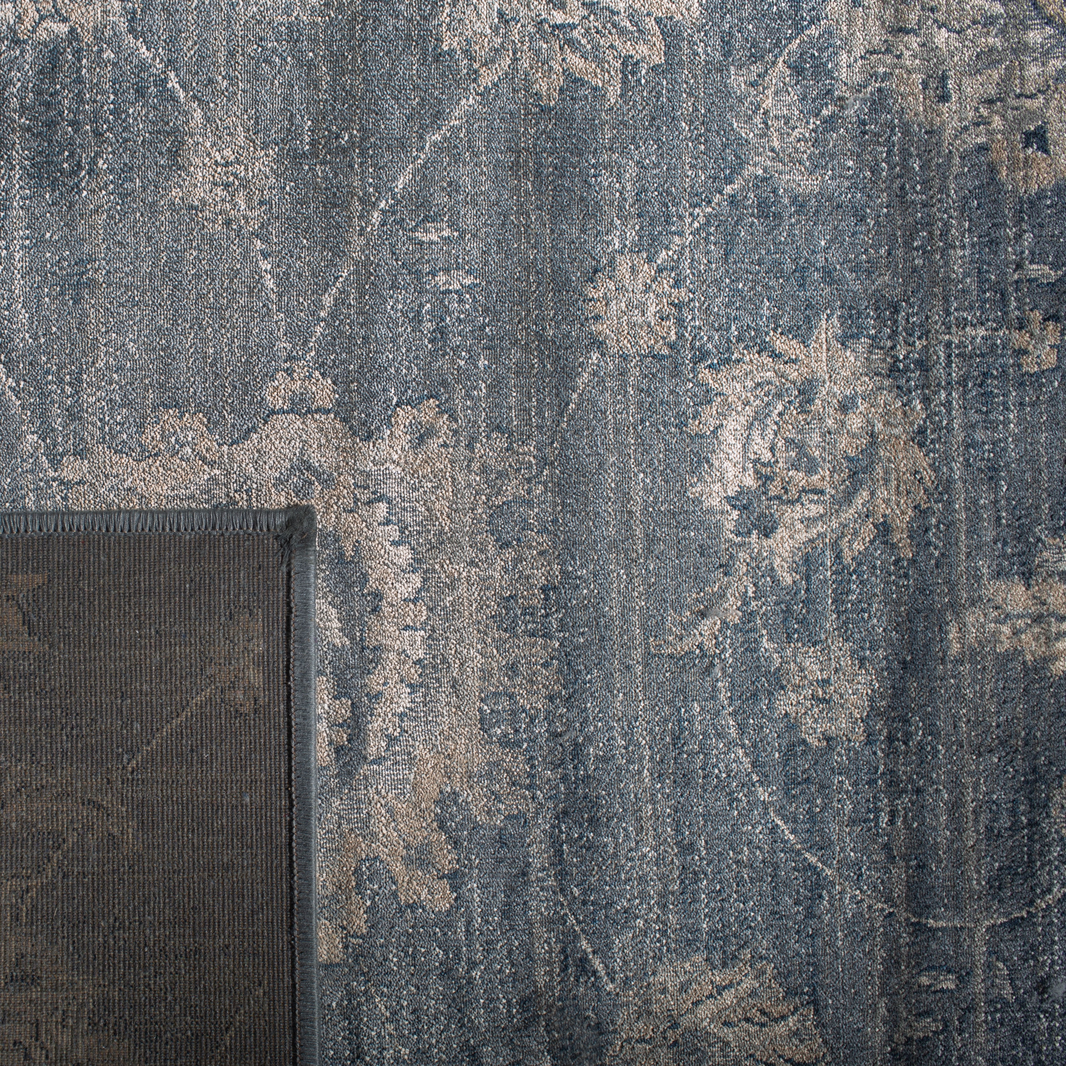 SAFAVIEH Vintage Thornton Floral Runner Rug, Blue/Beige, 2'2" x 8'