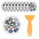 thumbnail image 1 of Billuyoard Paquete de 10 pegatinas de apliques para bañera, agarre antideslizante para bañera, dormitorio, baño, baño, escalera, ducha, tapete Juegos de accesorios de baño, 1 of 6