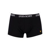 Lyle & Scott Men Boxer Shorts Cotton Black L