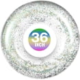 thumbnail image 1 of Glitter Sequin Inflatable Pool Floats, Swimming Pool Ring, Pool Toys Inflatable Water Float, Pool Inflatables for Kids and Adults- 36 Inch, 1 of 5