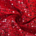 thumbnail image 4 of Jumpsuit for Women V Neck Lantern Sleeve Romper Sequin Glitter Playsuit Ladies Sparkle Wedding Party Clubbing Rompers High Waist Office Trousers Glitter Bling Clubwear, 4 of 6