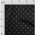 thumbnail image 2 of oneOone Cotton Silk Black Fabric Asian Floral Block Quilting Supplies Print Sewing Fabric By The Yard 42 Inch Wide, 2 of 5