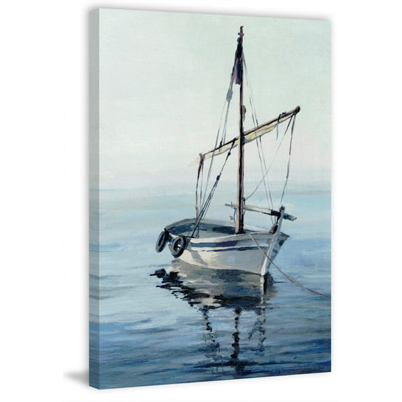Marmont Hill Mh-Julcrt-1432-C-45 45" X 30" "No Sail" Frameless Giclee Painting On Canvas