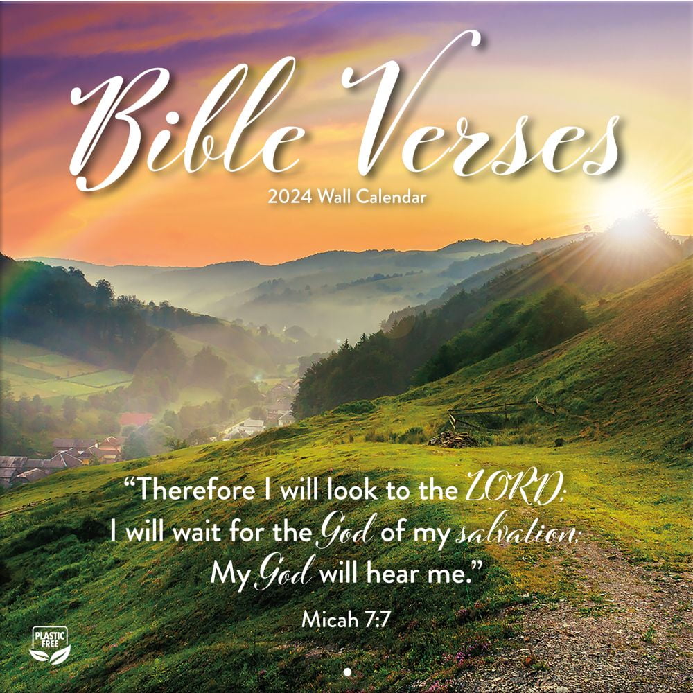 Turner Licensing, Bible Verses Photo 2024 Wall Calendar - Walmart.com