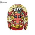 thumbnail image 3 of Sudaderas con estampado de Anime para hombre, chándal Unisex, jerséis de Año Nuevo Chino, ropa de calle Vintage, ropa masculina, Sudadera de cuello redondo, 3 of 4
