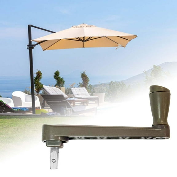 LQXZWJY Patio Umbrella Replacement Parts Patio Umbrella Accessories Replace Crank Handle, Sun Umbrella Umbrella Attachment for Balcony Patio, Crank handle