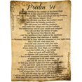 thumbnail image 4 of LHSHID Psalm 91 Blanket Christian Gifts Religious Throw Blanket Soft Lightweight Cozy Plush Warm Blankets for Women Men 50"x60", 4 of 6