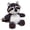 Deep gray raccoon, variant on Forest Animal Plush Toy Stuffed Animal Soft Cute Gift for Birthday Home Decor