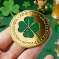 thumbnail image 5 of Dianli Gifts Four-Leaf Clover Commemorative Coin Keepsake Token Good Luck Wealth Success Health Gift for Friends and Family Collectible Anniversary Birthday Souvenir, 5 of 7