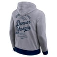 thumbnail image 3 of Men's Darius Rucker Collection by Fanatics Navy Denver Broncos Tonal Knit Pullover Hoodie, 3 of 5