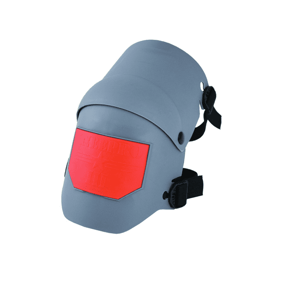 KneePro S96110 Ultra Flex III Knee Pad, Elastic Straps w/Quik-Snap Clips, Gray/Orange