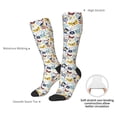 thumbnail image 4 of Pofeuu Flowers Butterfly Print Stockings, Adult Running Hiking Socks for Youth and Adult, 4 of 6