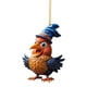 thumbnail image 2 of Cute Rooster Car Pendant Home Tree Decoration Christmas Tree Ornament Home Decor, 2 of 5