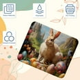 thumbnail image 3 of Easter Printed Square Mouse Pad Desk Mat, Non-Slip Rubber Bottom Gaming Mouse Mat for Office, 8.3x9.8 Inch, 3 of 6