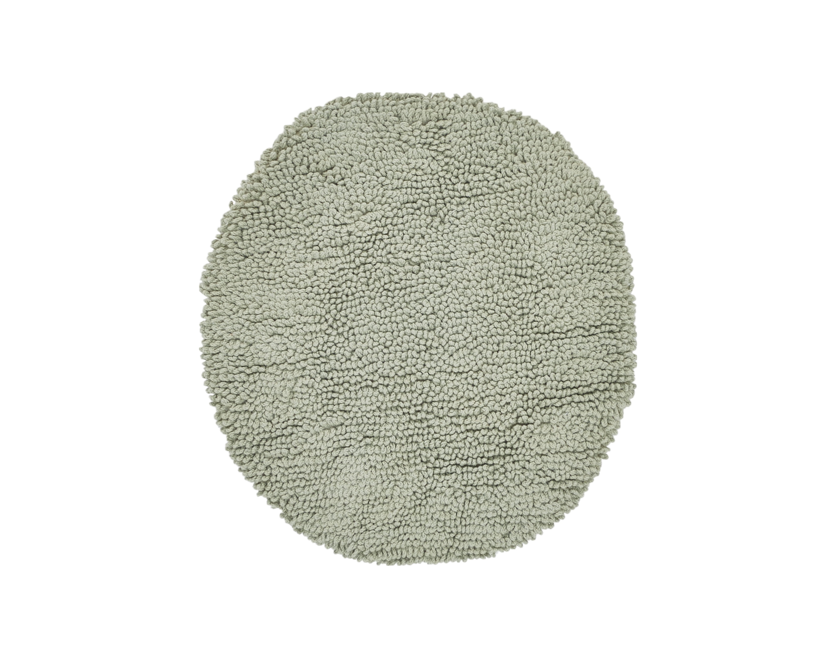 Better Trends 18"x20" Premium Toilet Lid Cover 100% Cotton Tufted Bathroom Rug Water Absorbent Reversible Machine Washable Dark Sage - Edge Collection