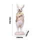 thumbnail image 3 of Easter Bunny Decorations Resin Figurine Ornament Brown Gold Silver Blue Yellow 1pc 7.87in Tabletop Statue Living Room Home Décor Gift 270g, 3 of 7