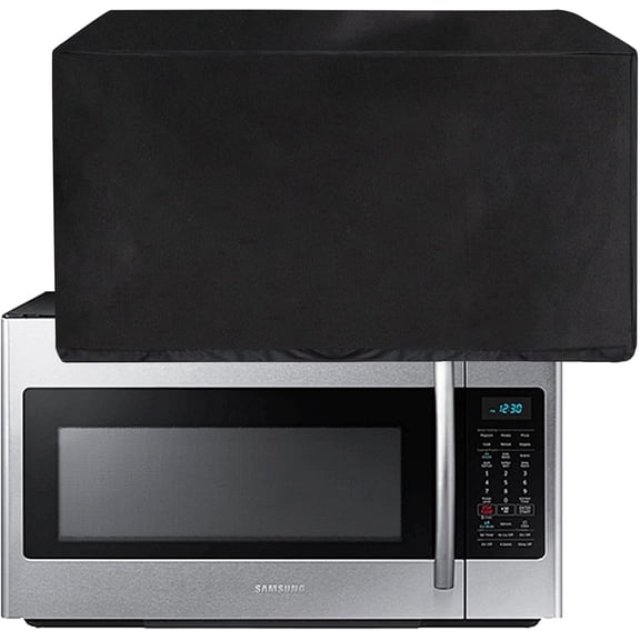 Microwave Oven Cover Heat-Resistant Dustproof Nylon Lid For Air Fryer Toaster Oven/ Microwave Oven Air Fryer 30QT, Stainless Steel