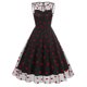 thumbnail image 4 of Vestido de Verano para las Mujeres Sexy sin Mangas Cuello en V Vestido Casual de Ajuste Delgado, Vestido Sexy para las Mujeres, 4 of 6