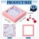thumbnail image 2 of Caja de regalo para joyas Yeaqee, 72 unidades, cartón con tapa transparente, 2 of 6