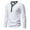 White, variant on Honeeladyy Men's Long Sleeve Henley Shirts 4 Button Soft Cotton Casual Tees Reglan Sleeve Tshirt Contrast Color Slim Fit Top #Ng-White-M