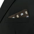 thumbnail image 6 of Pocket Square for Men Suits Brown Paisley Blue Yellow Elegant Handkerchiefs, 6 of 6