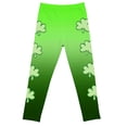 thumbnail image 3 of Tiijoy Little Girls St. Patrick's Day Leggings Kids Stretch Athletic Tights, Sizes 1-12, 3 of 4