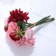 thumbnail image 4 of 4 piezas de flores artificiales de imitación en jarrón para decoración del hogar, flores falsas para decoración de mesa de centro de cocina del hogar, 4 of 5