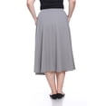 thumbnail image 3 of White Mark Jupe Midi Évasée Tasmin pour Femmes, 3 of 4
