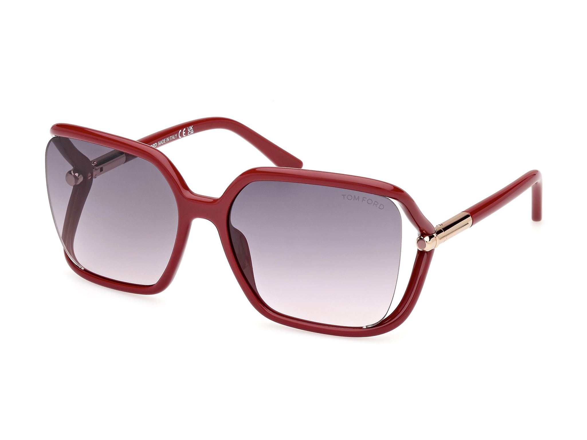 Tom Ford Sunglasses TF1089-75B-60 New with tags TOM FORD TF1089-75B-60 Sunglasses Size 60mm 120mm 17mm fuxia  main image 2