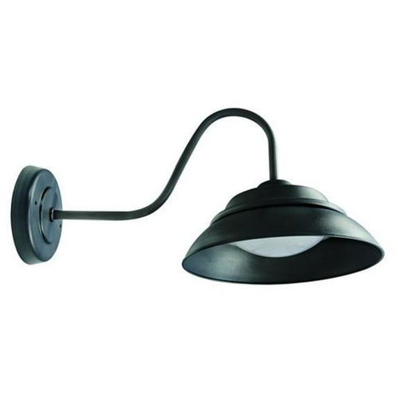 Morris Products 75115 30W, 5000K, 3018 Lumens - BlacK, Housing LED Gooseneck Floods