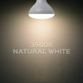 thumbnail image 4 of Luxrite BR30 LED Flood Light Bulb, 9W=65W, 3500K Natural White, 650 Lumens, Dimmable, UL Listed, E26 Base 12-Pack, 4 of 8