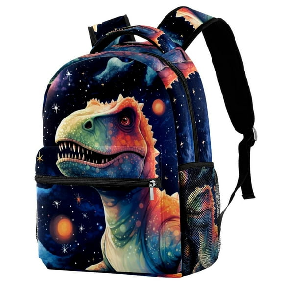 Lightweight Backpack Cartoon Dinosaur School Bag Travel Laptop Daypack for Men Women Casual Rucksack